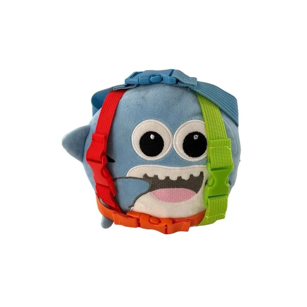 Baby Shark Sensory Buckle Toy Toddlers‎ By White Dolphin Plush Numbers Buckle